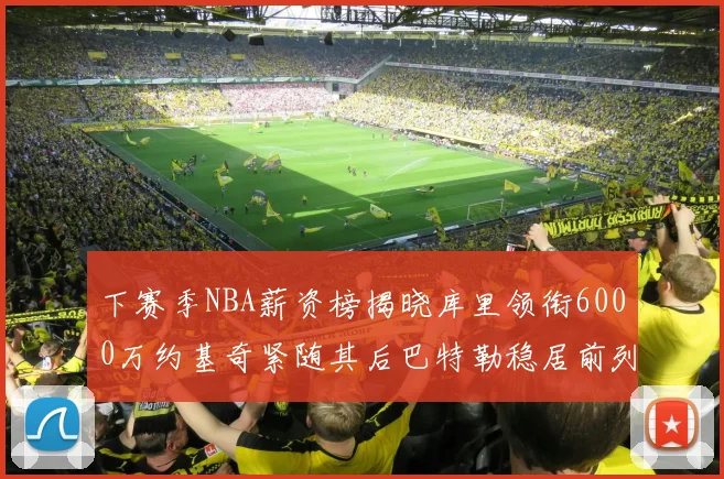 下赛季NBA薪资榜揭晓库里领衔6000万约基奇紧随其后巴特勒稳居前列